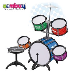 CB877442 CB966484 CB966501 - Musical instrument kids toy electroplate jazz children drum set
